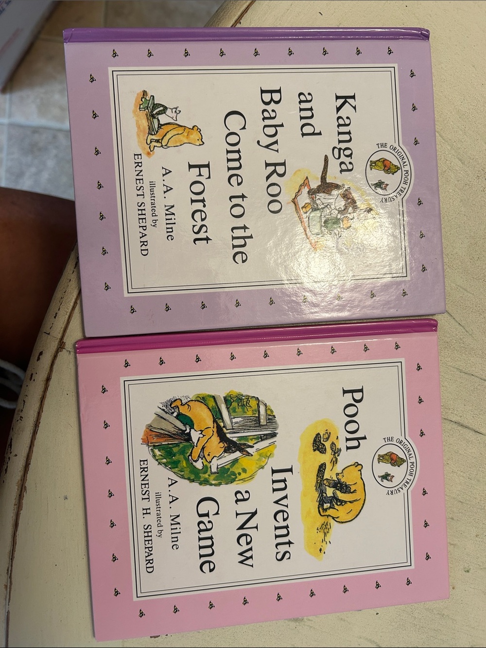 Winnie the Pooh Kids Book Set - Pink & Lavender